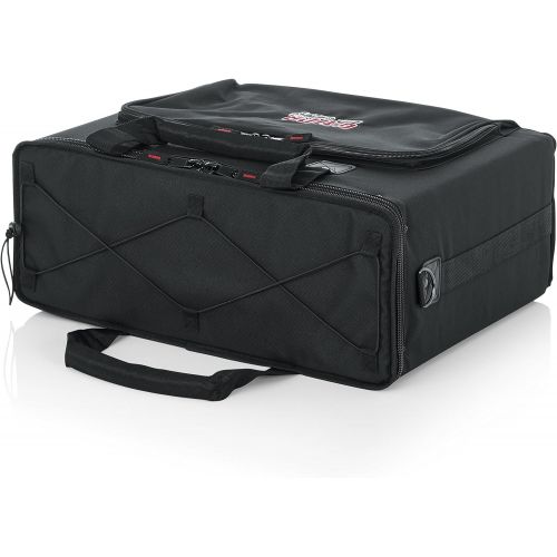  Gator Cases Portable 4U Rack Bag with 14 Rackable Depth; (GRB-4U)