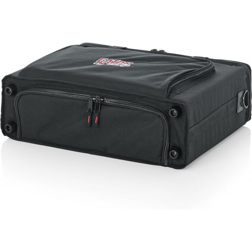  Gator Cases Portable 4U Rack Bag with 14 Rackable Depth; (GRB-4U)