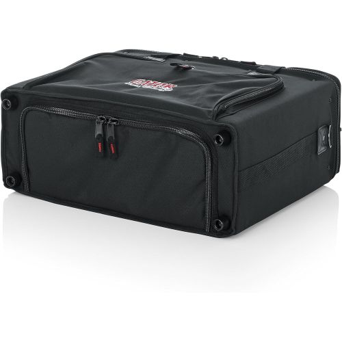  Gator Cases Portable 4U Rack Bag with 14 Rackable Depth; (GRB-4U)