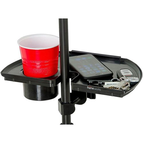  GATOR Gator Mic Stand Accessory Tray with Drink Holder
