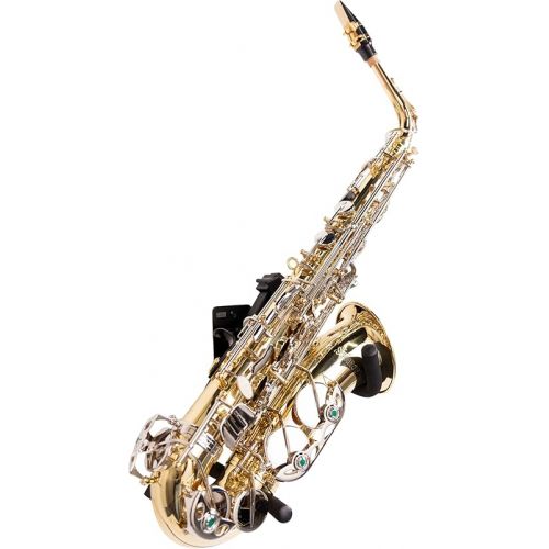  Gator Frameworks Wall Hanger for Alto / Tenor Saxophone; (GFW-SAXHNGR-BLK)