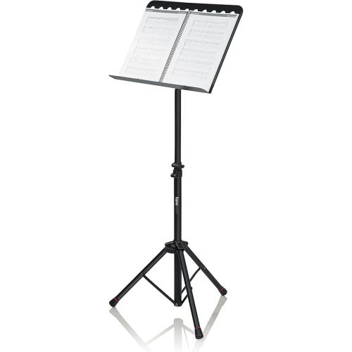  Gator Frameworks Lightweight Sheet Music Stand (GFW-MUS-0500),Red