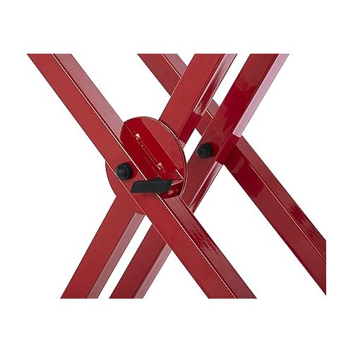  Gator Frameworks Deluxe Two Tier X Frame Keyboard Stand; Bright Red Finish (GFW-KEY-5100XRED)