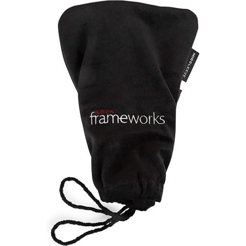  Gator Frameworks Soft Velvet Carry Bag for Studio Microphones Protects from Dust, Dirt, Scratches (GFW-MICPOUCH)