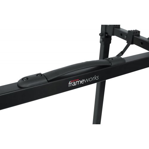  Gator Frameworks Adjustable T-Stand Folding Workstation or Keyboard Stand; Weight Capacity of 250lbs; (GFW-UTL-WS250)