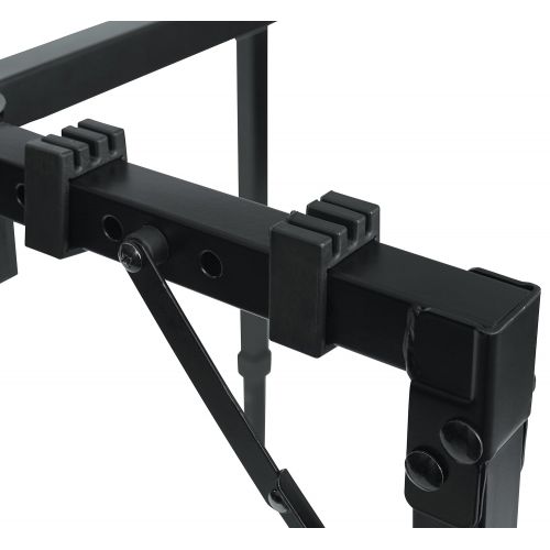  Gator Frameworks Adjustable T-Stand Folding Workstation or Keyboard Stand; Weight Capacity of 250lbs; (GFW-UTL-WS250)