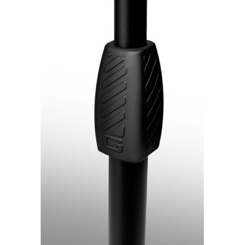  [아마존베스트]Gator Frameworks Short Weighted Base Microphone Stand with Soft Grip Twist Clutch, Boom arm, and both 3/8 and 5/8 Mounts; Base Dimensions - 4.5 X 8 (GFW-MIC-0821)