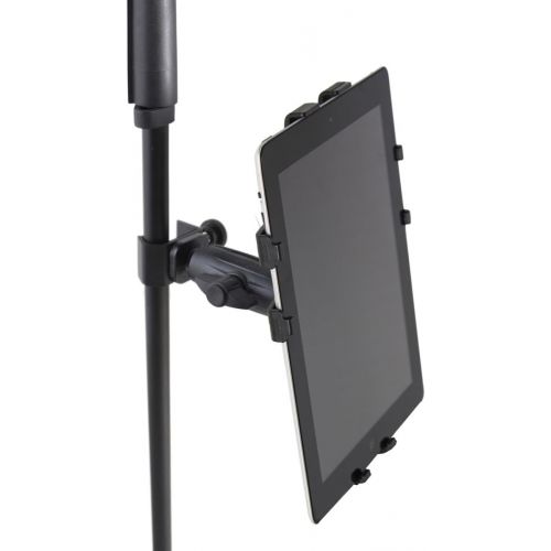  Gator Frameworks Adjustable Clamping Tablet Mount; Attach to Most Standard Mic Stands (GFW-UTL-TBLTCLMP)