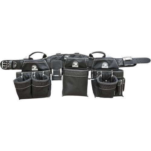  Gatorback B145 Carpenters Triple Combo wPro-Comfort Back Support Belt. Heavy Duty Work Belt (Medium 31-35)