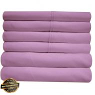 Gatton New Premium Luxury 6 Piece Bed Sheet Set Deep Pocket Egyptian Soft 1500 Thread Count | LINENIENHM-182012012 Twin