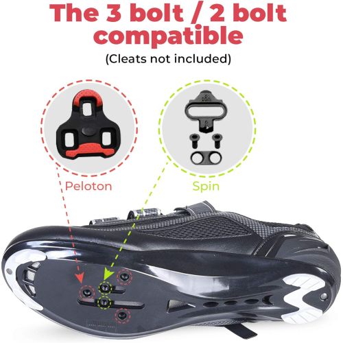  [아마존베스트]Gavin Elite Road Cycling Shoe - 2 and 3 Bolt Cleat Compatible