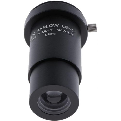  gazechimp 3X 5X Barlow Lens Eyepiece Set 1.25 inch for Astronomical Telescope, Moon Planet Deep Sky Surface Detail Observation Clear View