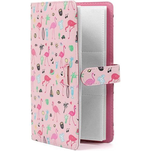  Gazechimp Protective & Portable Case Compatible with Fuji Instax Mini 9 8 Instant Camera with 96 Pockets Album - Light Pink