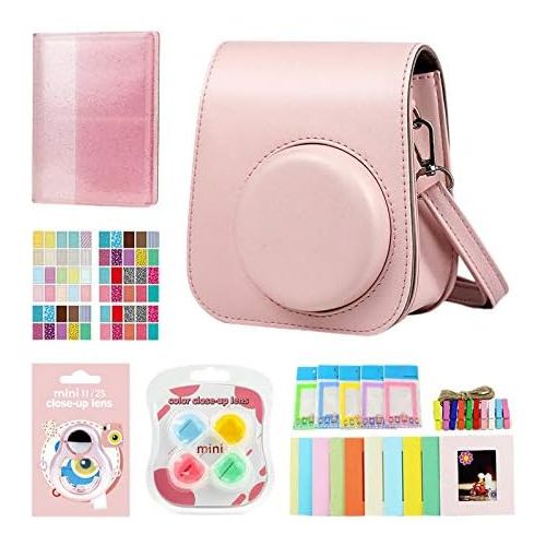  Gazechimp Case for Mini 11 Instant Camera Accessories Bundle Assorted Frames - Meet The Quality Standards, 100% Tested Before Shipment - Pink