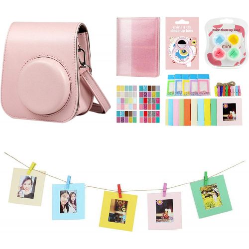  Gazechimp Case for Mini 11 Instant Camera Accessories Bundle Assorted Frames - Meet The Quality Standards, 100% Tested Before Shipment - Pink