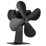 Gazechimp Quiet Auto Heat Powered Wood Stove Fan for Log Wood Burner Heater