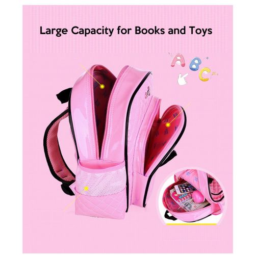  Gazigo Cute Durable Toddler Backpack for Preschool Kindergarten Little Girl Kids