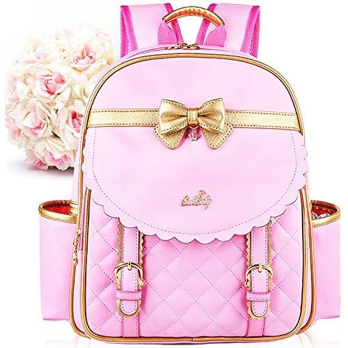  [아마존베스트]Gazigo Children Princess Waterproof PU Backpack for Elementary School Girls