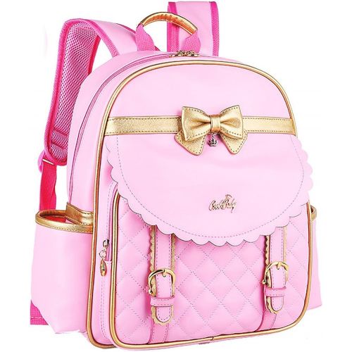  [아마존베스트]Gazigo Children Princess Waterproof PU Backpack for Elementary School Girls