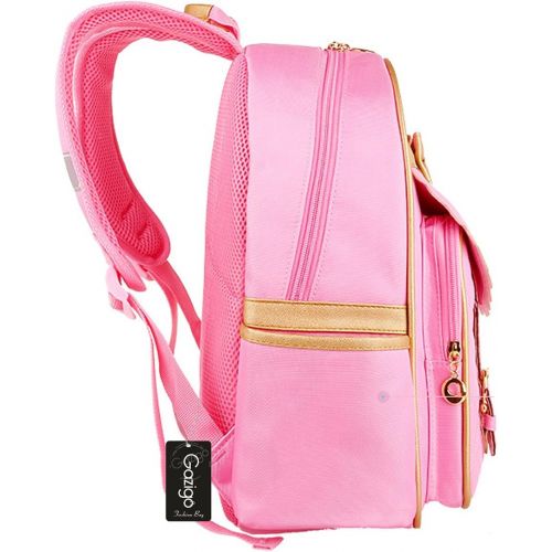  [아마존베스트]Gazigo Children Princess Waterproof PU Backpack for Elementary School Girls