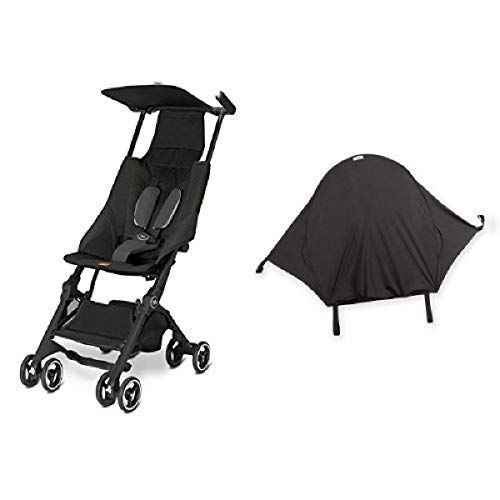  Gb gb Pockit Stroller, Monument Black & Summer Infant Rayshade Stroller Cover