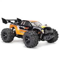 Gbell 30 km/h High Speed RC Racing Cars Off Road Monster - 1/22 2.4G 4WD Remote Control Racing Buggy Crawler RC Truk Car Kit Toys Birthday Gifts for Kids Boys Girls 8+ (Orange)