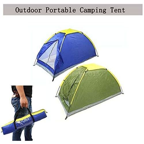  Gbyao Tent Camping Tent Single Layer Waterproof Single Tent Beach Tent Outdoor Portable Anti-UV Camping Tent with Tote Bag