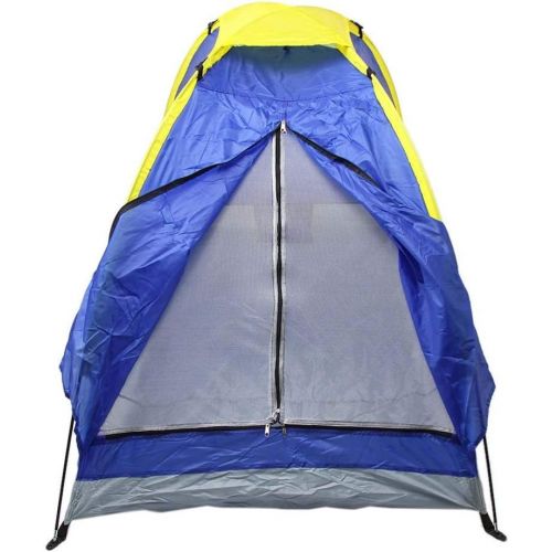  Gbyao Tent Camping Tent Single Layer Waterproof Single Tent Beach Tent Outdoor Portable Anti-UV Camping Tent with Tote Bag