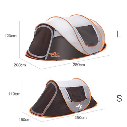  Gbyao Tent Outdoor Automatic Tent Instant pop-up rain Tent Family Multi-Function Portable Moisture-Proof Camping Tent 3-4 People