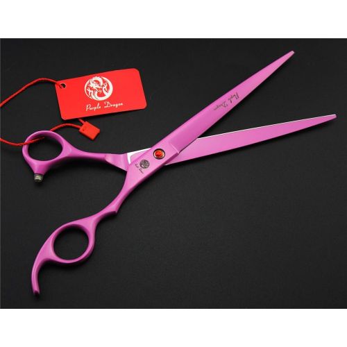  Gcissors 8.0 Inch Pet Scissors Set Japan 440C Dog Cat Tesoura Pets Grooming Cutting Thinning Curved Shears Kit With Case Bag