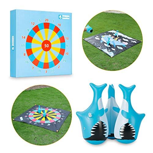  Gdaytao Outdoor Games for Kids, Flarts Lawn Games with 3 Tumbler Darts, Outdoor Toys for Kids and Adults, Outside Sports Games for Boys Girls Family Age 3 4 5 6 7 8 9 10 11 12 Year