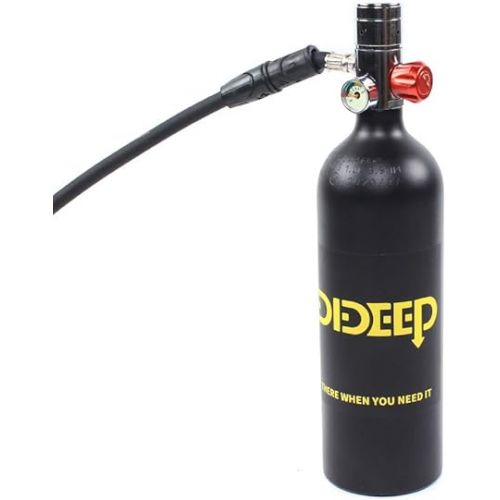  Gdrasuya10 1L DIDEEP E-S400B Diving Tank Equipment Mini Scuba Cylinder Refill by High Pressure Air Pump Refill Adapter for Underwater Diving Breathe Training