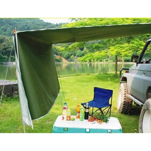 Gdrasuya10 Car Side Awning, Waterproof Rooftop Car Sun Shelter, Auto Canopy Camper Trailer Tent Roof Top for SUV Minivan Hatchback Camping Outdoor Travel 5-6Persons