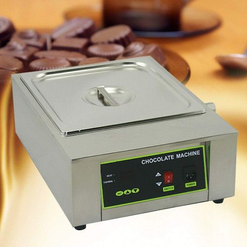  Gdrasuya10 Chocolate Melting Pot 8KG 17.6LB Tempered Chocolate Electric Chocolate Melter Heater for Home Bakery Use (1 Tank)