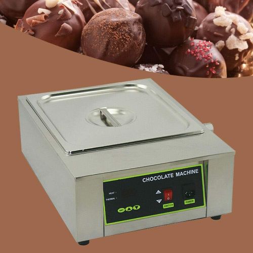 Gdrasuya10 Chocolate Melting Pot 8KG 17.6LB Tempered Chocolate Electric Chocolate Melter Heater for Home Bakery Use (1 Tank)