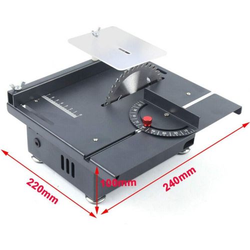  [아마존베스트]Gdrasuya10 Electric Table Saw, 24 V Mini Portable Tabletop Saw Machine, Adjustable Lifting DIY Tool, for Wooden Model Metal Tile Art Craft