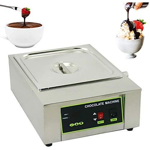  [아마존베스트]Gdrasuya10 Chocolate Melting Pot 8KG 17.6LB Tempered Chocolate Electric Chocolate Melter Heater for Home Bakery Use (1 Tank)