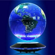 [아마존베스트]Gdrasuya10 Magnetic Globe, Colorful Light Magnetic Levitation Floating Globe World Map for Home Office Decorate(6 inch)