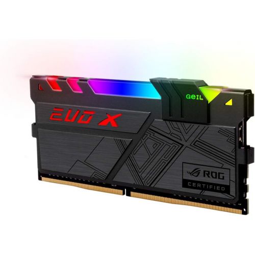  GeIL ROG EVO X II DDR4 RAM, 16GB (8GBx2) 3000MHz 1.35V XMP2.0, Long DIMM High Speed Desktop Memory, Hardcore Immersive Gaming/Multimedia Content Creation/Quality Live Streaming