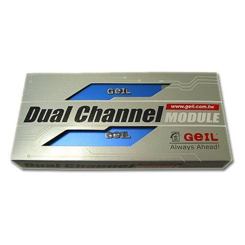 GeIL GEIL 512MB (2 x 256MB) 184-Pin DDR SDRAM DDR 400 (PC 3200) Dual Channel Kit System Memory