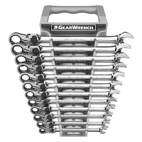  GearWrench 85698 12-Piece XL Locking Flex Head Ratcheting Wrench Set