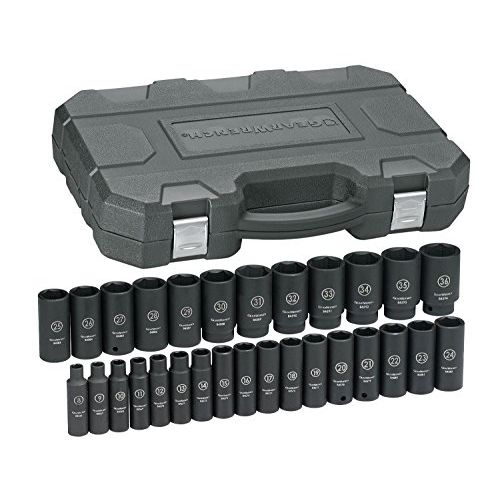  KD Tools 29 PC. 12 DRIVE 6 POINT METRIC DEEP IMPACT SOCKE