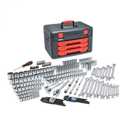  GearWrench 239-Piece SAEMetric Mechanics Tool Set with 3 Drawer Case