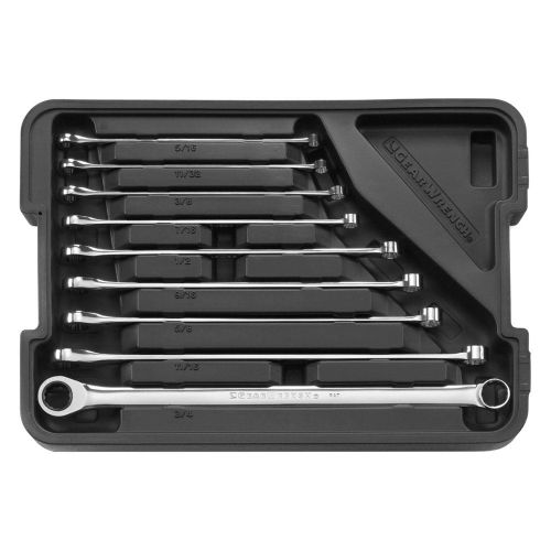  GearWrench Gearwrench 85998 9 Piece XL GearBox Double Box SAE Ratcheting Wrench Set