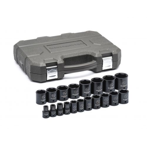  KD Tools 19 PC. 12 DRIVE 6 POINT SAE IMPACT SOCKET SET