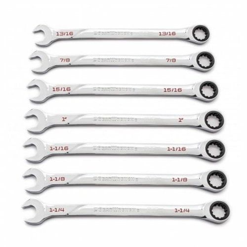  GearWrench 7 Piece 120Xp Universal Spline SAE XL Combination Wrench Set