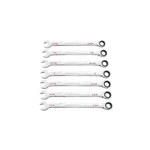  GearWrench 7 Piece 120Xp Universal Spline SAE XL Combination Wrench Set