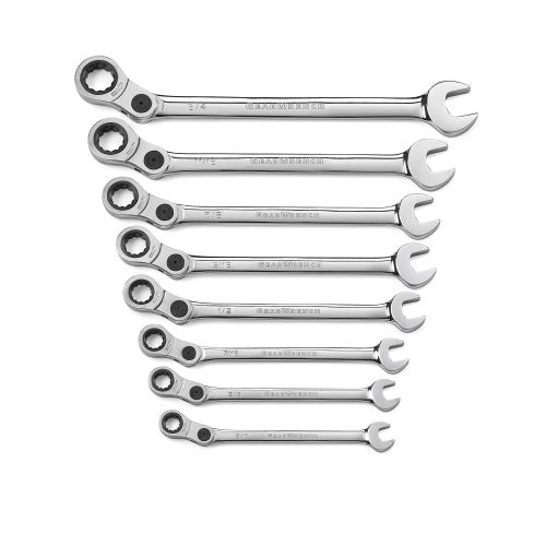  GearWrench 8 Piece SAE Indexing Combination Wrench