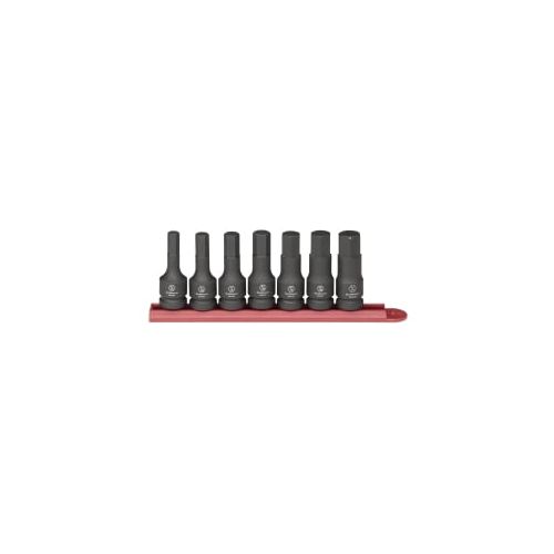  GearWrench 84941 7 Piece 12 Drive 6 Point Sae Hex Impact Socket Set