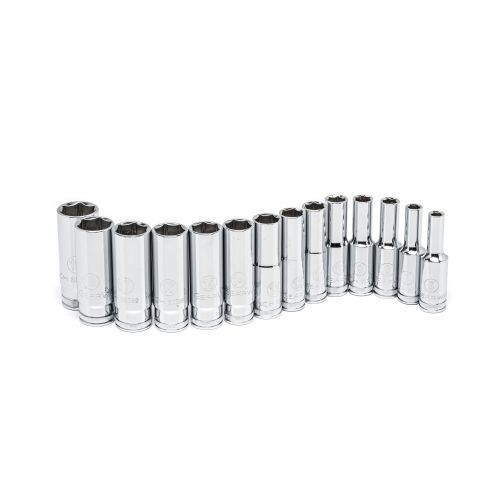  GearWrench 80554 14-Piece 38 in. Drive 6-Point Metric Deep Socket Set